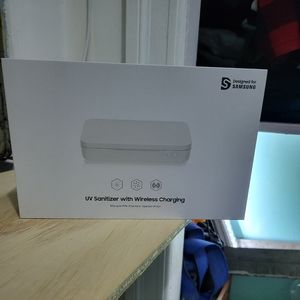 Samsung UV Sanitizer with Wireless Charging.